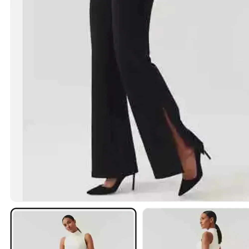 SPANX Black Wide Leg Pants - Picture 5 of 5